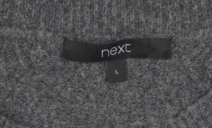 Next Women's Grey Sequin Pullover Jumper, L