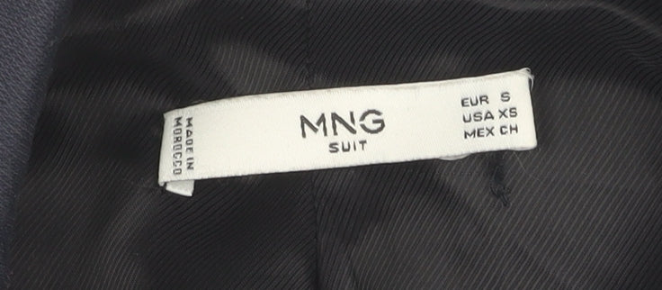 MNG Women's Blue Cotton Blazer Size 6