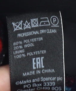 Marks & Spencer Women's Multicoloured Plaid Skirt Size 10