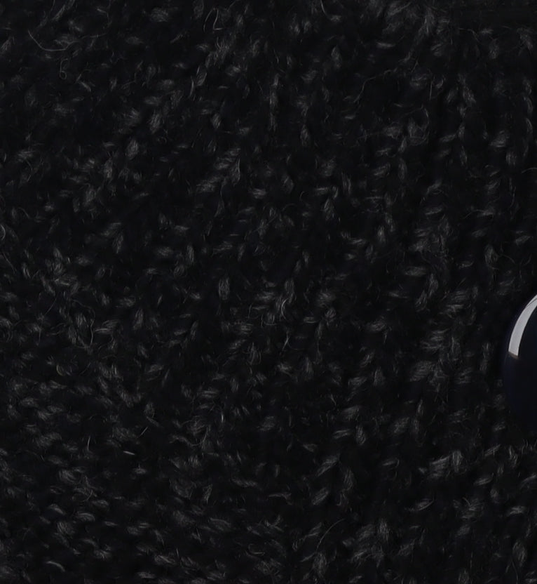 Next Women's Black Cardigan Jacket, Size L, High Neck