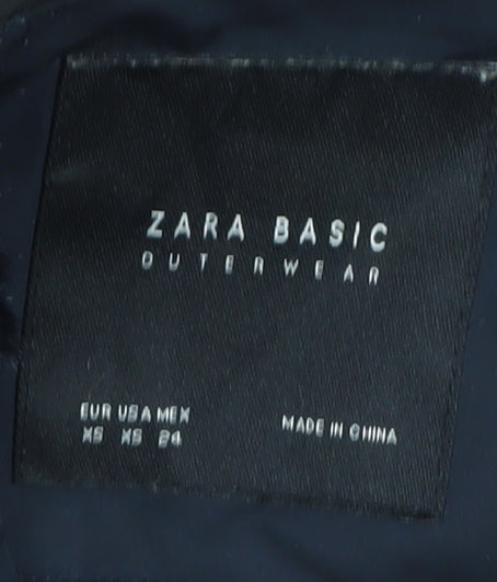 Zara Women's Black Puffer Jacket, Size 6, Winter Essential