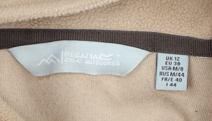 Regatta Women's Beige Fleece Pullover Sweatshirt, Size 12