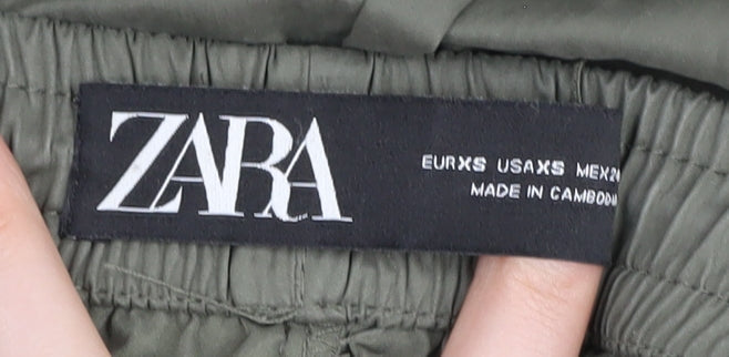 Zara Women's Green Cargo Trousers XS