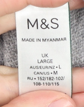 Marks & Spencer Grey High Neck Women's Large Jumper