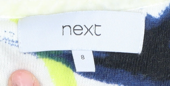 Next Women's Multicoloured Floral Cardigan Size 8