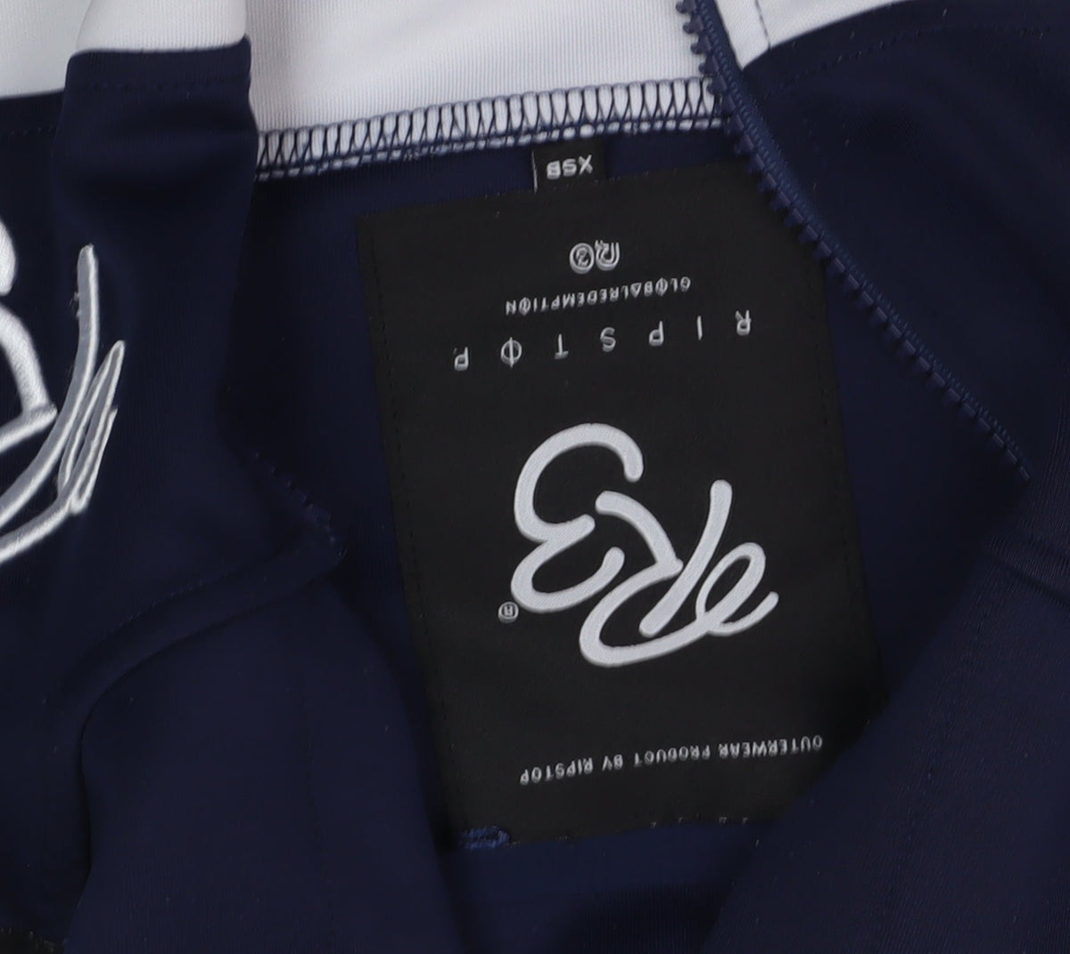 Evo Boys Blue Full Zip Hoodie 2XS with Logo Accents