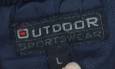 Outdoor Sportswear Men's Black L Waistcoat with Pockets