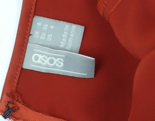 ASOS Women's Red Jumpsuit, Size 8, Casual One-Piece