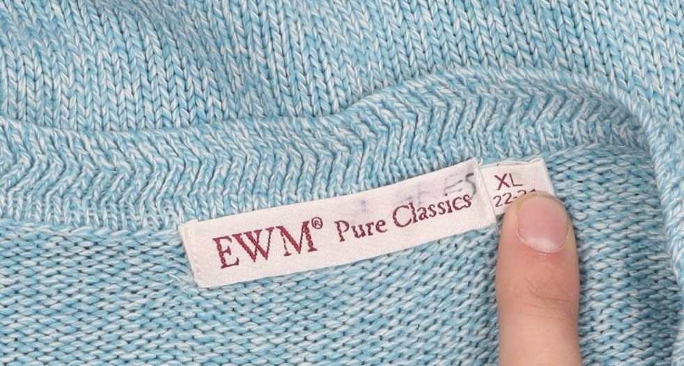 EWM Pure Classics Women's Blue XL Knit Jumper
