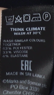 Marks and Spencer Women's Black Trousers Size 8