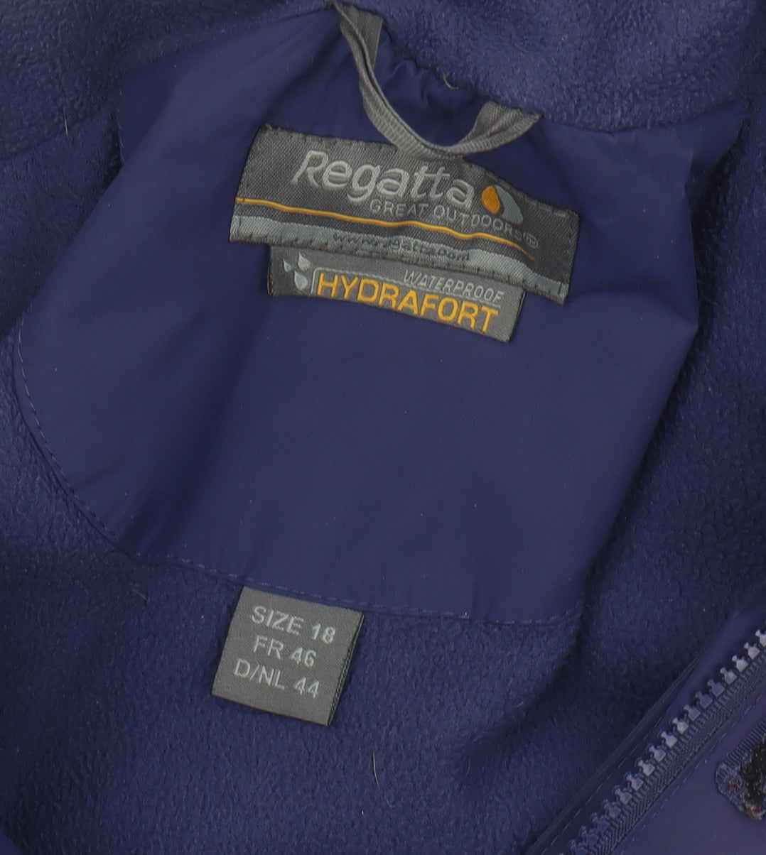 Regatta Unisex Blue Waterproof Rain Jacket Size 44