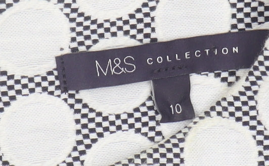 Marks & Spencer Women's Polka Dot Sheath Dress, Size 10