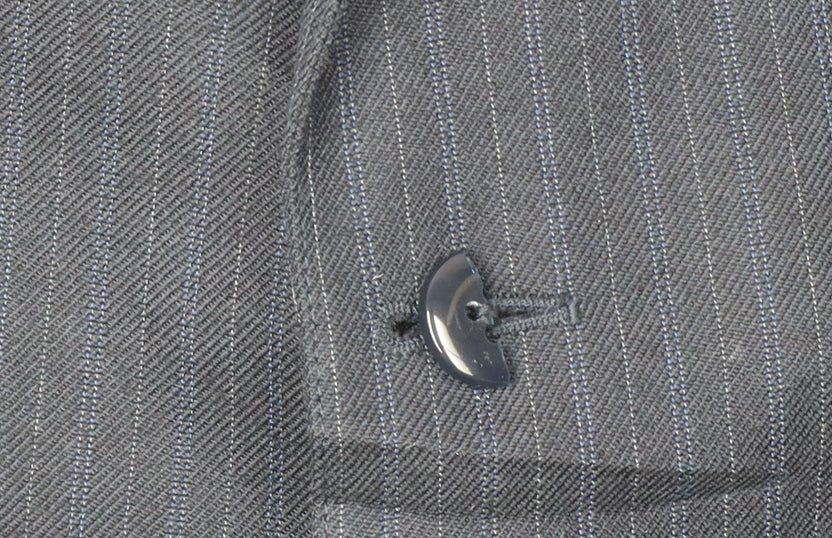 Greenwoods Men's Blue Striped Blazer, Elegant Formal Wear 42R