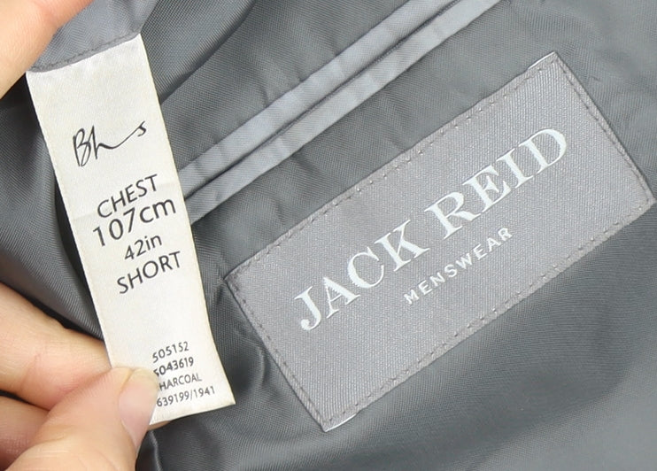 Jack Reid Men's Grey 42 Short Suit Jacket