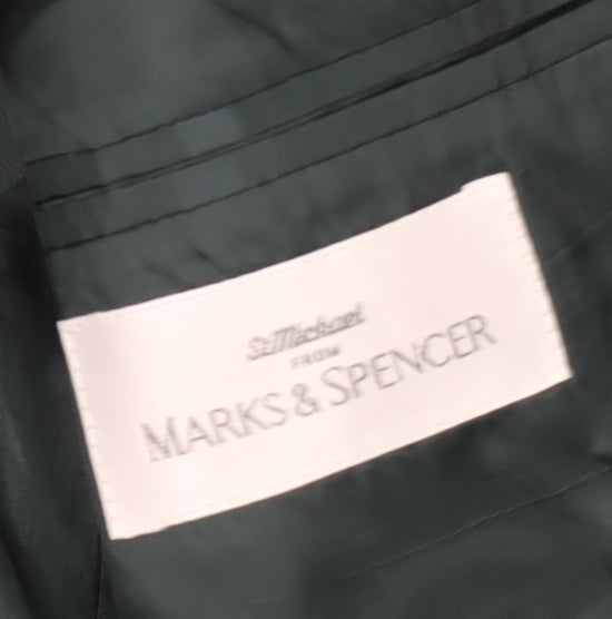 Marks & Spencer Men's Green Suit Jacket 40S