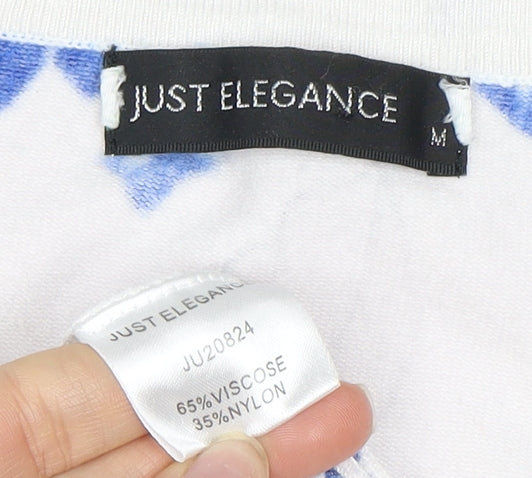 Just Elegance Women's Multicoloured Floral Button-Up M