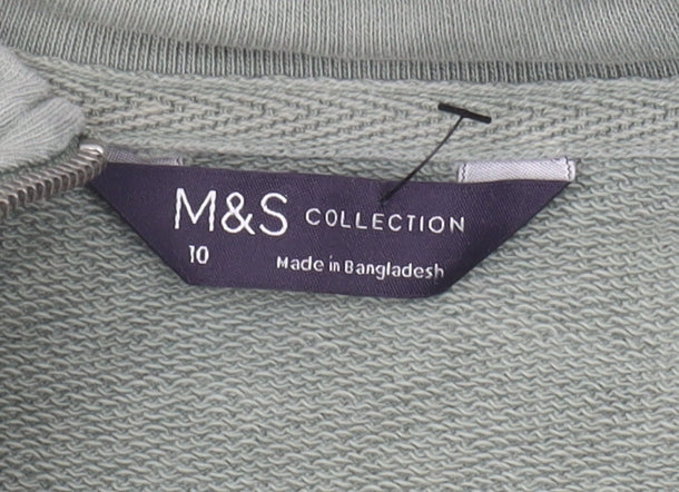 Marks & Spencer Women's Green Pullover Sweatshirt