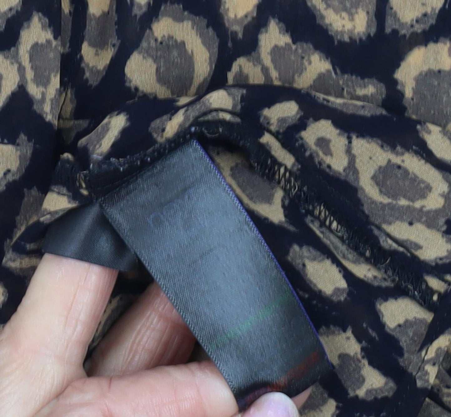 Next Women's Multicoloured Animal Print Blouse, Size 8