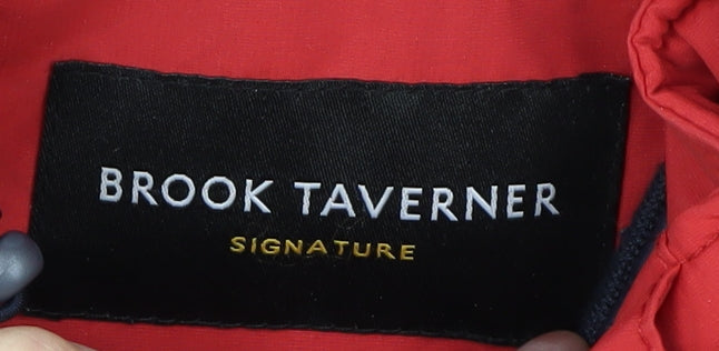 Brook Taverner Men's Red Puffer Jacket Size 42