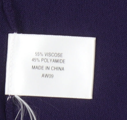 Country Casuals Women's Purple Cardigan S with Embroidered Detail