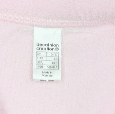 Decathlon Pink XS Women's Zip Sweatshirt