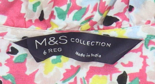 Marks & Spencer Floral Blouse - Women, Multicoloured, Size 6
