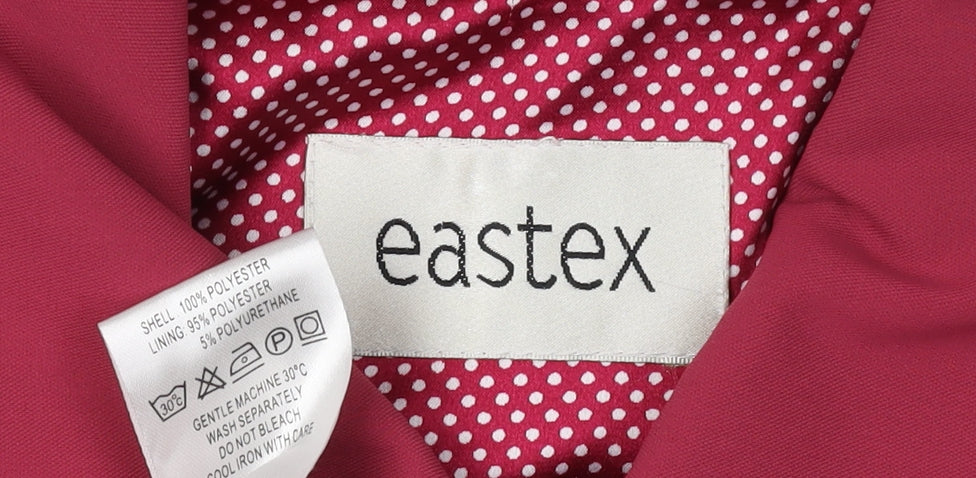 Eastex Women's Red Overcoat Size 10