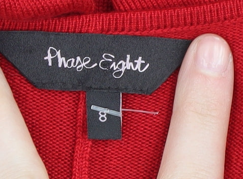 Phase Eight Women's Red Jumper, Size 8