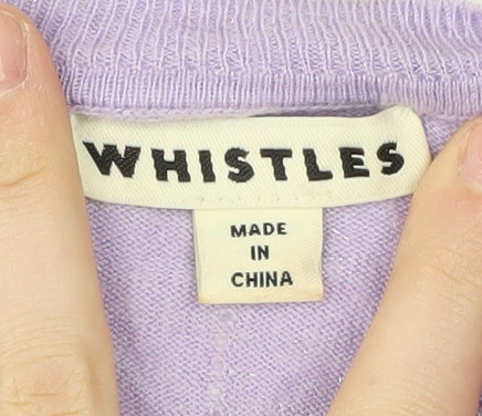 Whistles Women's Purple Pullover Jumper Size 6