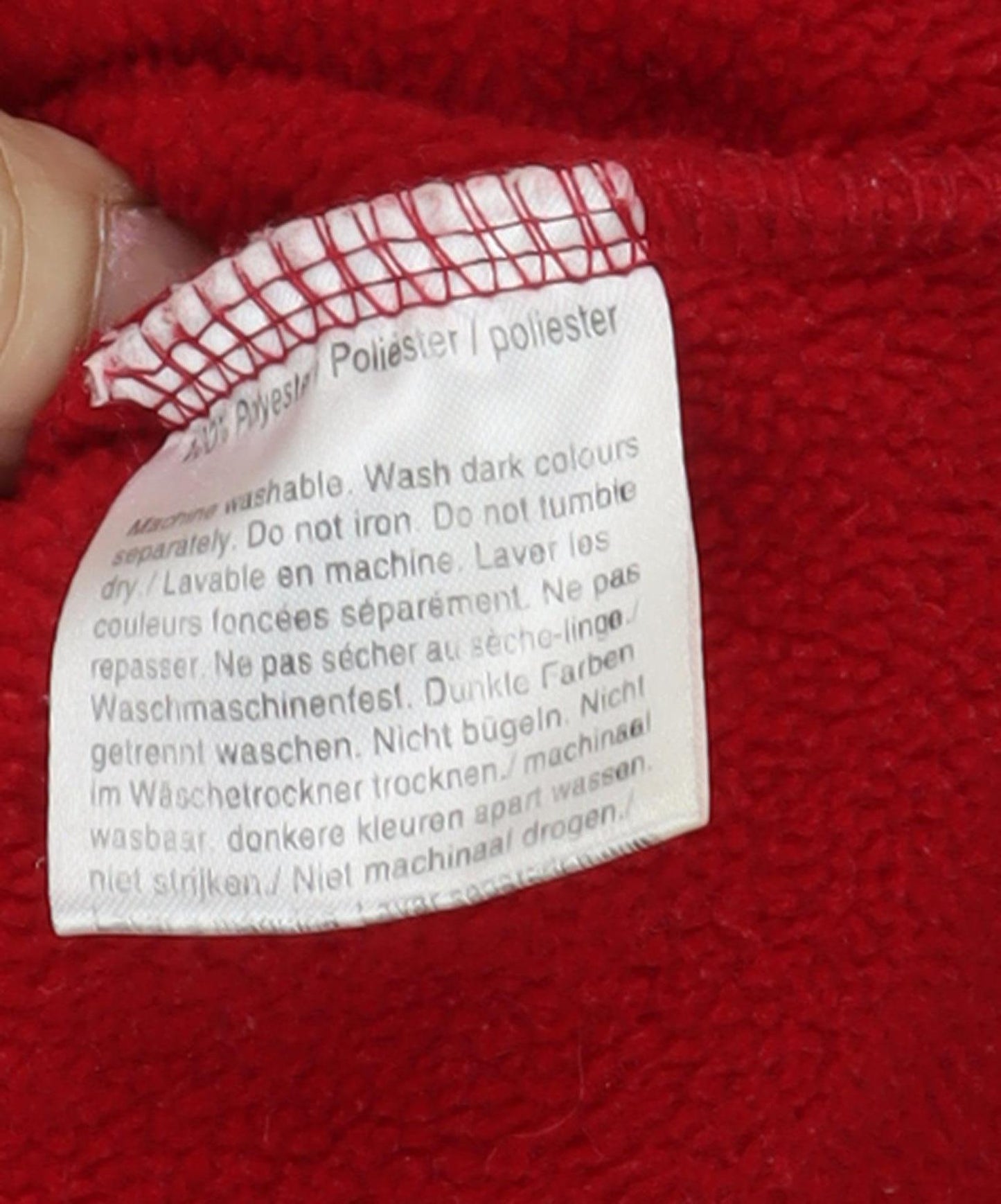 Regatta Women's Red Fleece Jacket Size 10