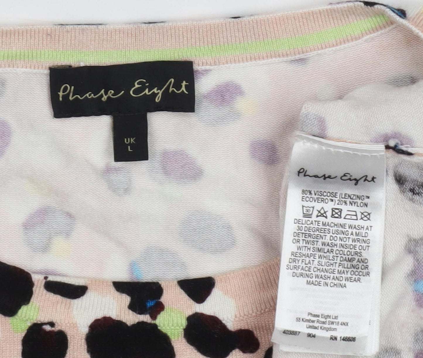 Phase Eight Women's Multicoloured Animal Print Pullover Jumper