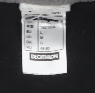 Decathlon Men's Black Fleece Sweatshirt L