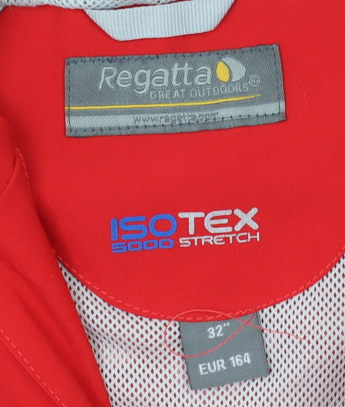Regatta Men's Red Waterproof Windbreaker Jacket