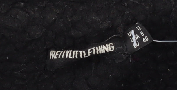 PrettyLittleThing Women's Black Jacket Size 12