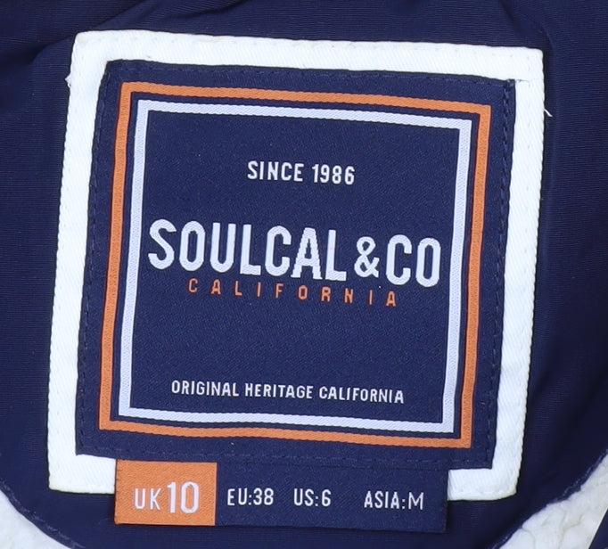 SoulCal & Co Women's Blue Puffer Waistcoat 10