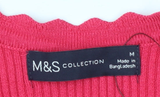 Marks & Spencer Women's Pink Knit Top M