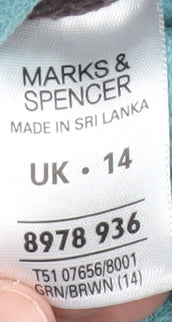 Marks & Spencer Women's Brown Waistcoat Size 14