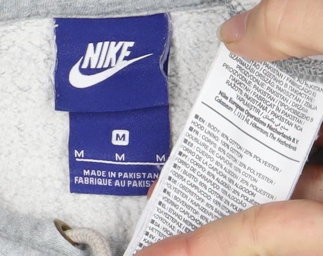 Nike Men's Grey M Pullover Hoodie
