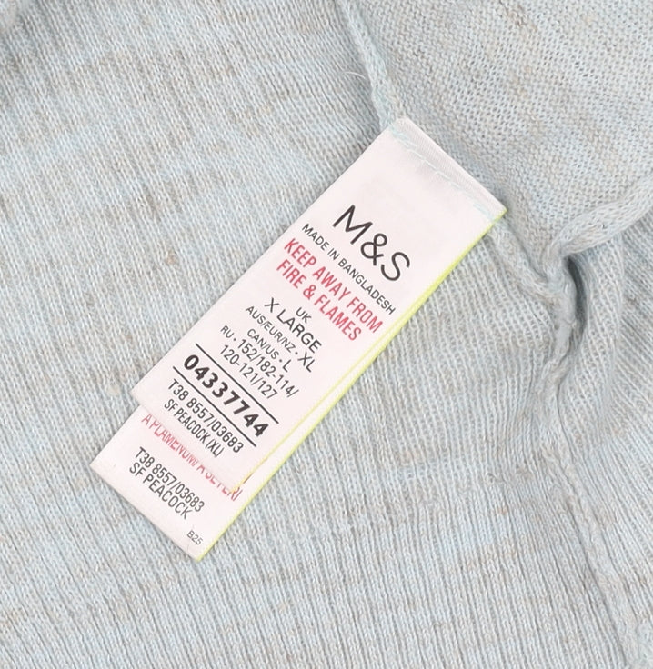 Marks & Spencer Women's Blue Cardigan XL