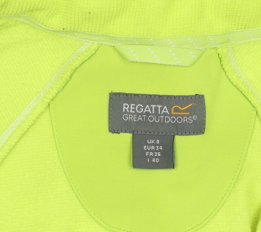 Regatta Women's Green Full Zip Outdoor Jacket Size 8