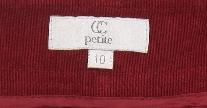 Country Casuals Petite Red Straight & Pencil Skirt, Size 10