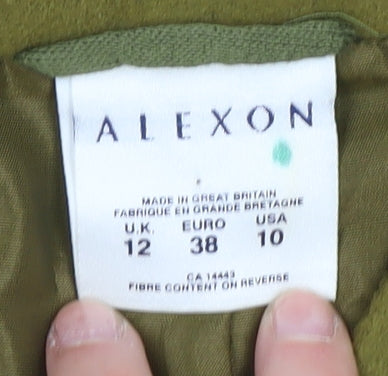 Alexon Women's Green Blazer Jacket UK Size 12