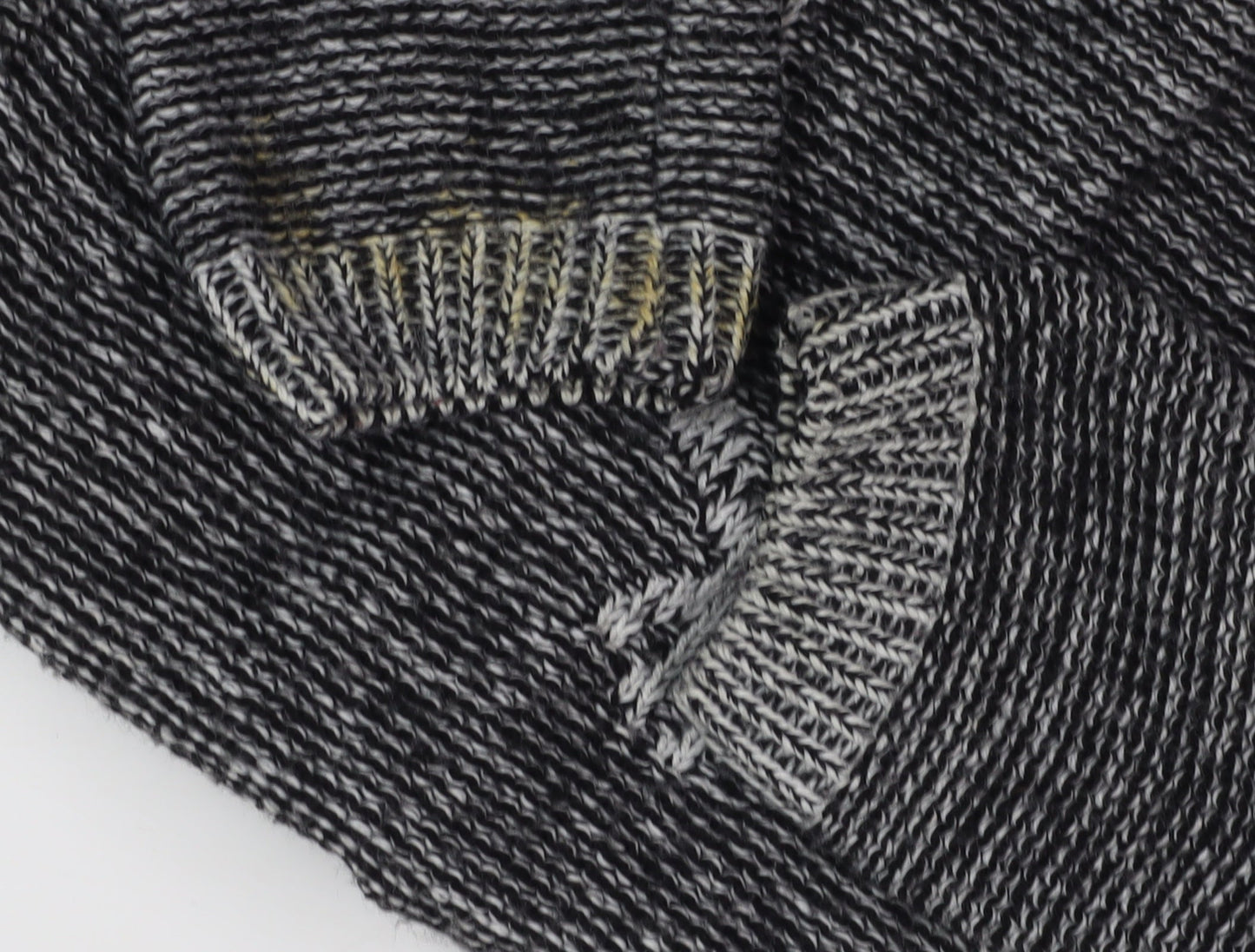 QED London Women's Grey Owl Knit Jumper S