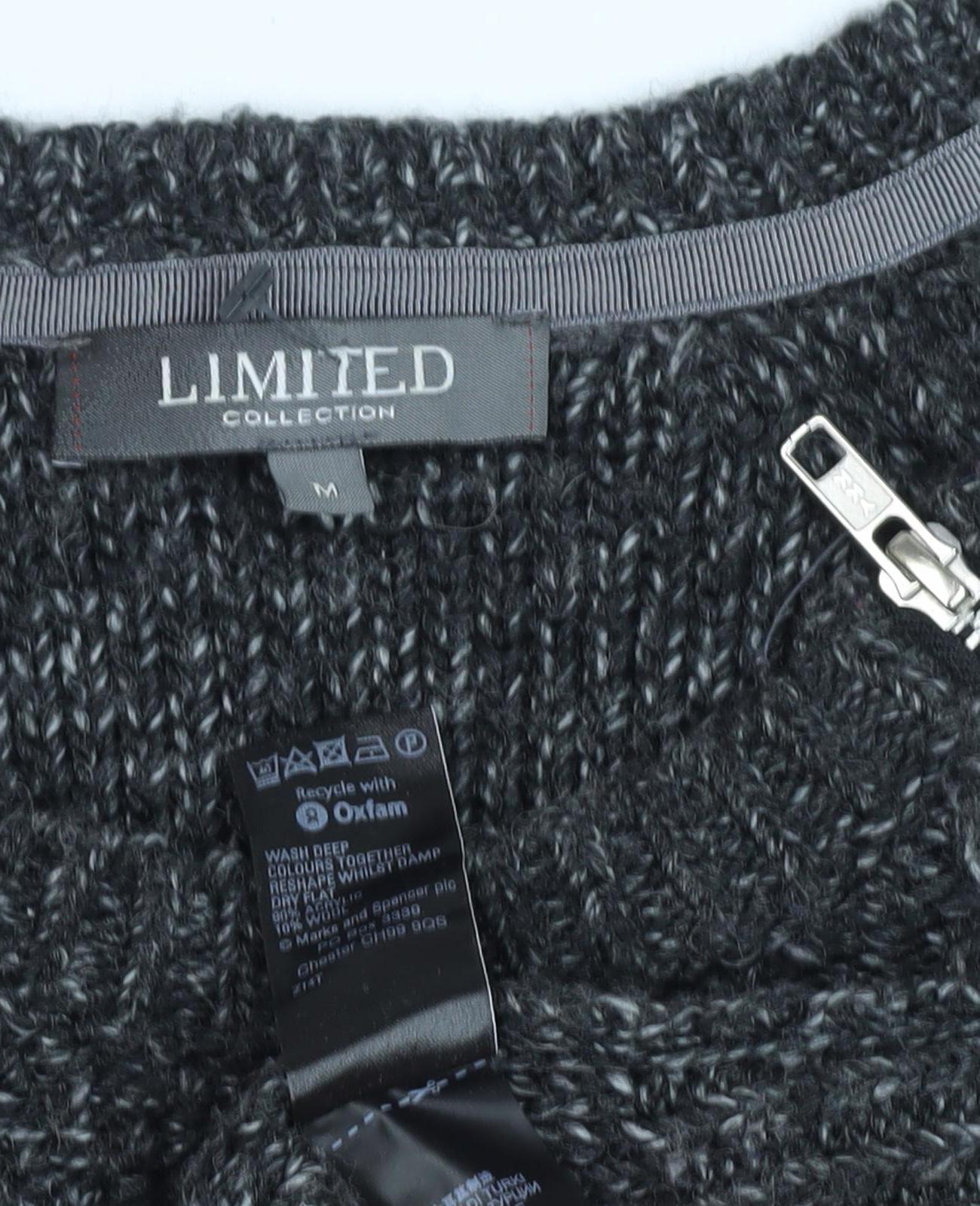 Marks & Spencer Women's Black Crew Neck Pullover Jumper M