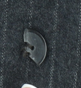 Centaur Men's Grey Pinstripe Wool Blazer Jacket 46R