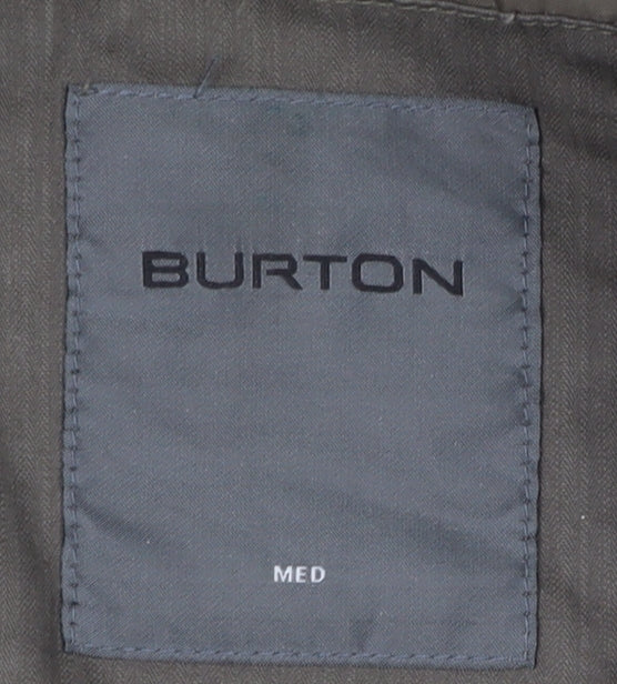 Burton Men's Green Bomber Jacket, Size M