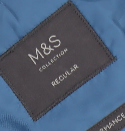 Marks & Spencer Men's Blue Blazer Medium 40 Regular Fit