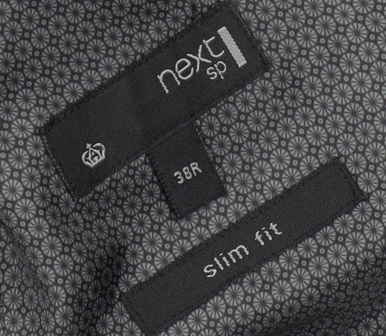 Next Men's Black Slim Fit Blazer Jacket 38R