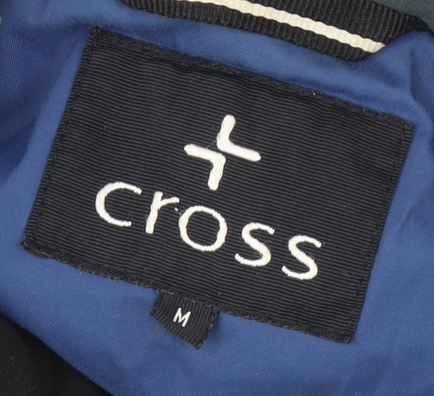 Cross Men's Blue Medium Hooded Puffer Jacket