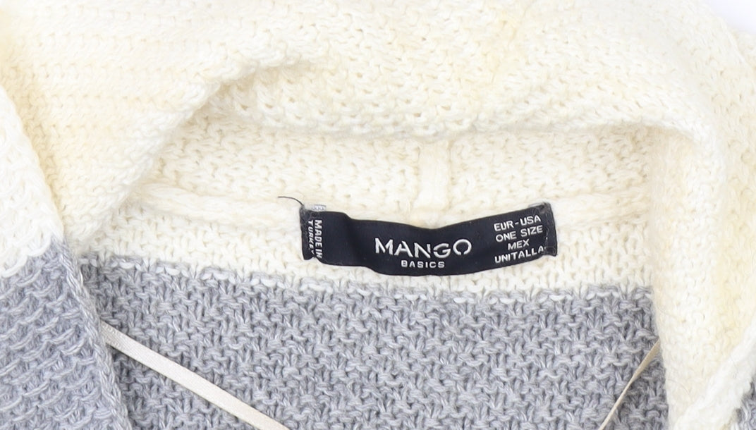 Mango Women's Striped Cardigan Multicoloured One Size